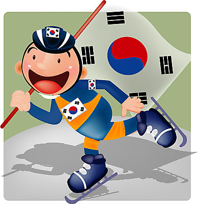 EPS 전신 남자 어린이 스포츠 올림픽 유니폼 일러스트 겨울스포츠 운동선수 동계올림픽 한국 한명 서기 사람 소년 20대 성인 스케이트 태극기 스피드스케이팅 국가대표 남자만 남자한명만 국내일러스트 1 옷 아시아 스포츠용품 모션 청년 스케이팅 국기 파일형식 벡터