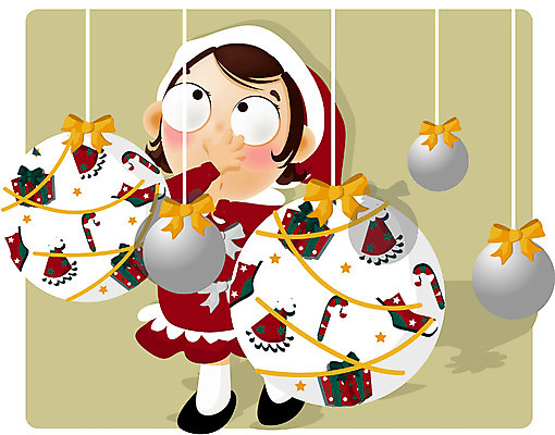 EPS 전신 여자 기념일 리본 종교 어린이 크리스마스 일러스트 청소년 산타옷 한명 서기 사람 소녀 이벤트 10대 산타클로스 파티 구슬 여자만 여자한명만 십대만 십대여자만 십대여자한명만 국내일러스트 1 옷 모션 파일형식 벡터