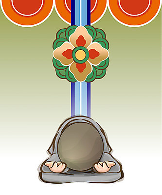 EPS 전통 기념일 남자 종교 초등학생 어린이 불교 일러스트 한명 사람 소년 부처님오신날 승려 동자승 불공 남자만 남자한명만 어린이만 소년만 소년한명만 국내일러스트 1 학생 이벤트 성직자 파일형식 벡터