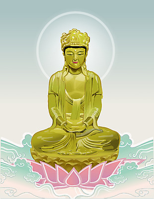 EPS 전통 기념일 종교 불교 일러스트 종교용품 사람없음 부처님오신날 불상 불교용품 부처 국내일러스트 이벤트 파일형식 벡터