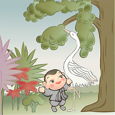 EPS 전통 기념일 남자 종교 초등학생 어린이 불교 일러스트 한명 사람 소년 야외 학 부처님오신날 승려 동자승 남자만 남자한명만 어린이만 소년만 소년한명만 국내일러스트 1 학생 조류 이벤트 성직자 파일형식 벡터