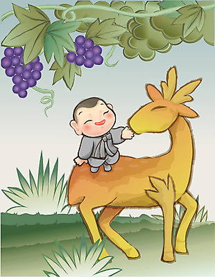 EPS 전통 기념일 남자 종교 초등학생 어린이 불교 일러스트 사슴 한명 사람 소년 야외 부처님오신날 승려 동자승 남자만 남자한명만 어린이만 소년만 소년한명만 국내일러스트 1 학생 포유류 이벤트 성직자 파일형식 벡터