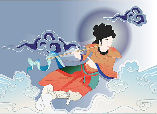 EPS 전통 여자 기념일 종교 불교 일러스트 한명 사람 20대 성인 야외 부처님오신날 부처 여자만 여자한명만 성인여자만 청년만 청년여자만 성인한명만 청년여자한명만 성인여자한명만 성인만 국내일러스트 1 이벤트 청년 파일형식 벡터