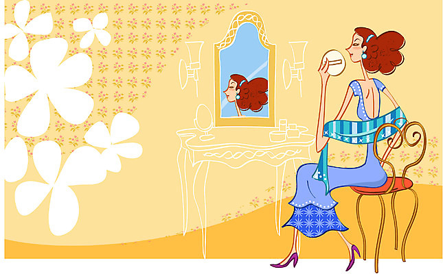 EPS 전신 라이프스타일 여자 가구 일러스트 실내 한명 사람 20대 성인 라이프 생활 청춘 화장 뷰티 아줌마 주부 화장대 미시라이프 외출준비 여자만 여자한명만 성인여자만 청년만 청년여자만 성인한명만 청년여자한명만 성인여자한명만 성인만 세련 국내일러스트 1 중년 생활용품 컨셉 청년 내부 준비 파일형식 벡터