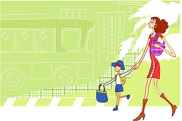 EPS 전신 라이프스타일 여자 남자 도로 아들 초등학생 일러스트 가족 교통시설 엄마 버스 사람 빌딩 야외 두명 건물 라이프 생활 청춘 유치원생 육아 도시 횡단보도 아줌마 주부 등교 미시라이프 학부모 스쿨존 세련 국내일러스트 학생 건축물 길 어린이 육상교통 중년 교통 컨셉 관계 대중교통 부모 보행로 시설 등하교 파일형식 벡터