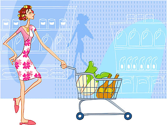 EPS 전신 라이프스타일 여자 가사 일러스트 실내 한명 사람 20대 성인 라이프 생활 쇼핑 장보기 청춘 상점 카트 상품 진열장 아줌마 주부 마트 미시라이프 슈퍼 여자만 여자한명만 성인여자만 청년만 청년여자만 성인한명만 청년여자한명만 성인여자한명만 성인만 세련 국내일러스트 1 중년 컨셉 청년 내부 파일형식 벡터