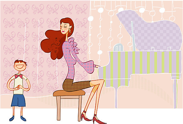 EPS 전신 라이프스타일 여자 남자 행복 아들 어린이 악기 음악 연주 일러스트 노래 가정 가족 엄마 주택 실내 사람 취미 두명 라이프 생활 청춘 화목 공연 육아 건반 피아노 건반악기 아줌마 주부 미시라이프 그랜드피아노 세련 국내일러스트 감정 중년 컨셉 관계 문화예술 이벤트 내부 건물 파일형식 벡터