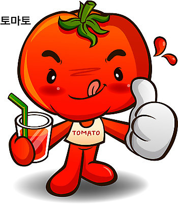EPS 캐릭터 토마토 채소 일러스트 식재료 홍보캐릭터 의인화 사람없음 주스 알림 특산물 음식캐릭터 과일캐릭터 특산물캐릭터 일러캐릭터 음료 음식 파일형식 벡터