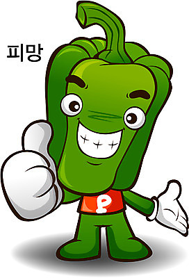 EPS 캐릭터 채소 일러스트 식재료 홍보캐릭터 피망 파프리카 의인화 사람없음 알림 특산물 음식캐릭터 특산물캐릭터 채소캐릭터 일러캐릭터 음식 파일형식 벡터
