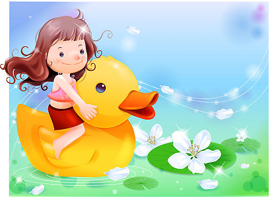 EPS 여자 꽃 감정 호수 초등학생 어린이 일러스트 상상 자연 동화 바람 오리 연꽃 한명 사람 소녀 야외 순수 여자만 여자한명만 어린이만 소녀만 소녀한명만 국내일러스트 자연요소 식물 1 학생 컨셉 조류 날씨 생태계 파일형식 벡터