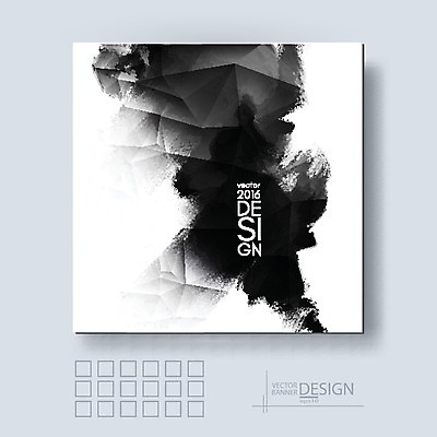 EPS 해외이미지 백그라운드 일러스트 수묵화 미술 타이포그라피 사람없음 검은색 먹 번짐 국경 해외202004 해외일러스트 문자 컬러 서예 문화예술 파일형식 벡터 효과