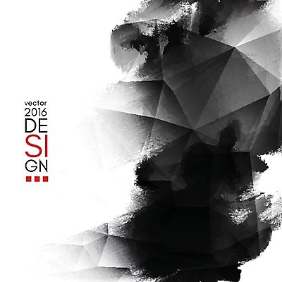 EPS 해외이미지 백그라운드 일러스트 수묵화 미술 타이포그라피 사람없음 검은색 먹 번짐 국경 해외202004 해외일러스트 문자 컬러 서예 문화예술 파일형식 벡터 효과