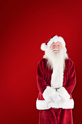 포토 JPG 해외이미지 노년 남자 크리스마스 한명 상반신 앞모습 빨간색 산타클로스 손모으기 노인남자한명만 해외202004 해외포토 1 기념일 뷰포인트 컬러 사람 손짓 성인 남자한명만 노인남자만 파일형식