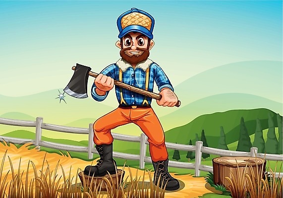 EPS 해외이미지 나무 식물 남자 잎 일러스트 하늘 수염 미소 사람 소년 성인 야외 목재 그래픽 초록색 울타리 금속 소나무 잡초 만화 자르기 콧수염 언덕 그림 날카로움 도끼 잭 잡동사니 벌목 수목 옛날 해외202004 해외일러스트 어린이 컬러 재료 모션 재질 표정 담장 파일형식 벡터