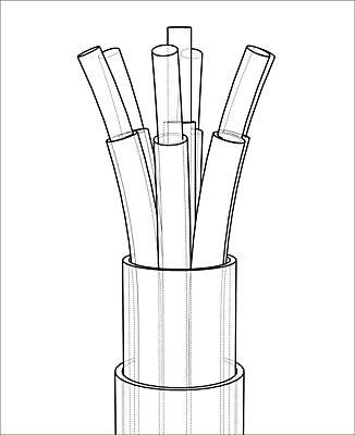 EPS 해외이미지 산업 선 백그라운드 곡선 일러스트 부분 추상 기술 3D 검은색 자료 힘 장비 에너지 흰색 네트워크 연결 스케치 유연 전자 윤곽 철사 지휘자 튜브 고립 구리 설치 전압 공급 와이어프레임 배선 해외202004 해외일러스트 컬러 무늬 미술 한자 음악가 원소 디지털합성 파일형식 벡터