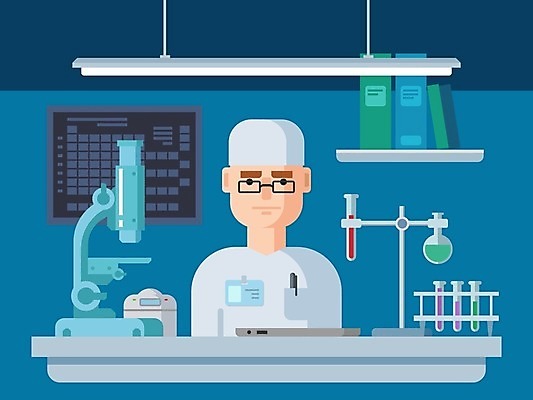 EPS 해외이미지 캐릭터 모자 디자인 교육 남자 안경 얼굴 과학 컨셉 일러스트 전구 통계 탁자 선반 건강 병원 현미경 실험 한명 사람 책 노트북 약 방 의사 목욕가운 체험 실험실 플랫 과학자 분석 오브젝트 사인 생물학 배지 튜브 카툰스타일 화학물질 성인남자한명만 해외202004 해외일러스트 일러캐릭터 직업 1 잡화 가구 의학 실험기구 신체부위 전자제품 의료진 가운 화학 학자 남자한명만 성인남자만 파일형식 벡터