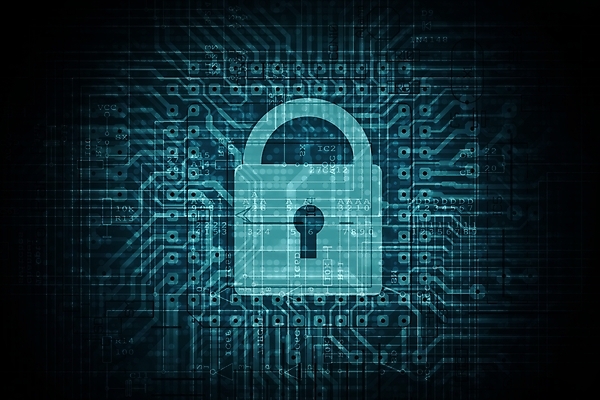 JPG 해외이미지 백그라운드 일러스트 자물쇠 사람없음 디지털 회로판 보호 사이버 보안 청록색 개인정보 홀로그램 해외202004 해외일러스트 컬러 컨셉 안전 정보 파일형식