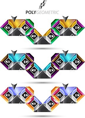 EPS 해외이미지 모양 디자인 백그라운드 무늬 일러스트 사람없음 그래픽 컬러풀 사각형 인포그래픽 레이아웃 엘리먼트 지오메트릭 해외202004 해외일러스트 도형 컬러 파일형식 벡터