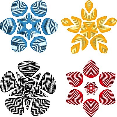 EPS 해외이미지 모양 디자인 일러스트 추상 나선형 창조 미술 사람없음 세트 컬러풀 심볼 엘리먼트 해외202004 해외일러스트 컬러 무늬 문화예술 파일형식 벡터