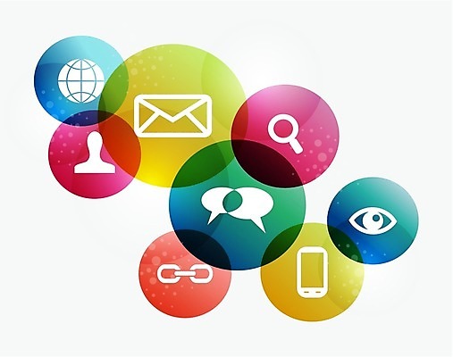 EPS 해외이미지 일러스트 비즈니스 사람 사람없음 스마트폰 세트 지구본 10 원형 이메일 경영 해외202004 해외일러스트 도형 핸드폰 스마트기기 숫자 파일형식 벡터