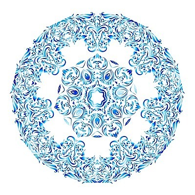 EPS 해외이미지 모양 디자인 실루엣 겨울 꽃무늬 패턴 일러스트 추상 사람없음 장식 파란색 축제 축하 눈송이 화려 고급 우아함 눈꽃무늬 엘리먼트 해외202004 해외일러스트 계절 꽃 컬러 컨셉 무늬 눈꽃 눈_날씨 촬영기법 파일형식 벡터