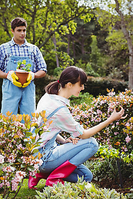 포토 JPG 해외이미지 나무 식물 백인 응시 여자 남자 행복 함께함 20대 성인 취미 야외 두명 농장 정원 원예 정원가꾸기 심기 성인만 정확 해외202004 해외포토 서양인 시선 감정 컨셉 농업 모션 사람 청년 파일형식