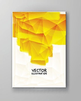 EPS 해외이미지 템플릿 디자인 배너 포스터 종이 벽 백그라운드 일러스트 벽지 수채화 미술 사람없음 그래픽 장식 노란색 페인트 얼룩 그림 캔버스 페이지 엘리먼트 해외202004 해외일러스트 컬러 문화예술 파일형식 벡터