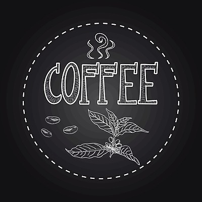 EPS 해외이미지 디자인 배너 커피 음료 음식 백그라운드 잎 일러스트 텍스트 콩 타이포그라피 사람없음 상점 검은색 칠판 카페 흰색 원형 분필 복고 카페테리아 카페인 스타일 맛있는 해외202004 해외일러스트 도형 식물 문자 컬러 곡류 초크 파일형식 벡터