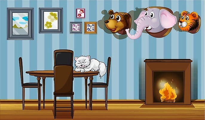 EPS 해외이미지 동물 꽃 벽 의자 일러스트 곰 탁자 불 불꽃 코끼리 생물 바닥 주택 실내 목재 그래픽 장식 파란색 반려동물 갈색 머리 고양이 줄무늬 방 뜨거움 원형 호랑이 모서리 가장자리 만화 그림 각도 직사각형 리빙 연소 폭식 해외202004 해외일러스트 자연요소 도형 나무 식물 컬러 가구 무늬 재료 포유류 내부 건물 신체부위 둘레 파일형식 벡터 건축물 생활용품 사람 건축 오브젝트