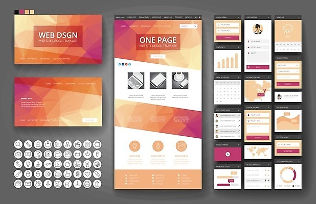 EPS 해외이미지 템플릿 디자인 백그라운드 지도 인터넷 일러스트 비즈니스 모바일 추상 사람없음 그래픽 빨간색 세트 세계 노란색 웹 플랫 메뉴 레이아웃 페이지 기하학 UI 인터페이스 폴리곤 해외202004 해외일러스트 컬러 무늬 파일형식 벡터