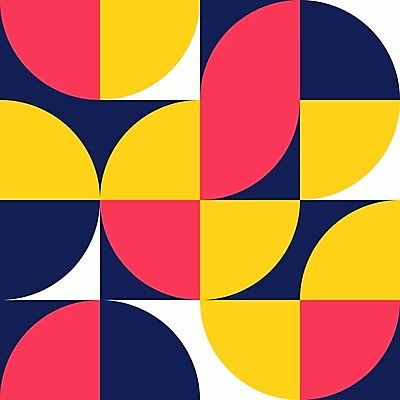 EPS 해외이미지 모양 템플릿 디자인 포스터 백그라운드 패턴 일러스트 추상 사람없음 그래픽 장식 컬러풀 노란색 원형 플랫 심플 기하학 구성 스타일 미니멀리스트 미니멀 해외202004 해외일러스트 도형 컬러 무늬 파일형식 벡터