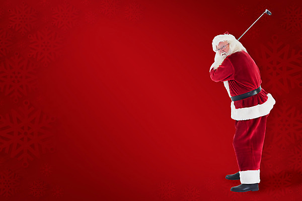 포토 JPG 해외이미지 전신 노년 남자 크리스마스 골프 한명 옆모습 빨간색 산타클로스 골프채 스윙 노인남자한명만 해외202004 해외포토 1 기념일 뷰포인트 컬러 포즈 골프용품 사람 성인 구기 남자한명만 노인남자만 파일형식