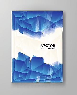 EPS 해외이미지 템플릿 디자인 배너 포스터 종이 백그라운드 일러스트 벽지 수채화 미술 사람없음 그래픽 장식 파란색 페인트 얼룩 그림 캔버스 페이지 엘리먼트 해외202004 해외일러스트 컬러 문화예술 파일형식 벡터