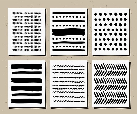 EPS 해외이미지 템플릿 디자인 종이 선 백그라운드 패턴 일러스트 잉크 그래픽 유행 검은색 페인트 줄무늬 흰색 인사 붓 점 원형 신용카드 우아함 인쇄 시원함 엉덩이 그림 레이아웃 엽서 판지 엘리먼트 타격 스타일 힙스터 세련 해외202004 해외일러스트 도형 패션 컬러 컨셉 무늬 모션 신체부위 금융 예절 편지 파일형식 벡터