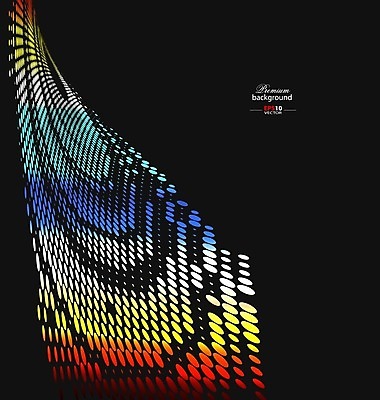 EPS 해외이미지 템플릿 디자인 백그라운드 곡선 일러스트 추상 사람없음 그래픽 빛 컬러풀 디지털 블러 해외202004 해외일러스트 선 컬러 무늬 파일형식 벡터