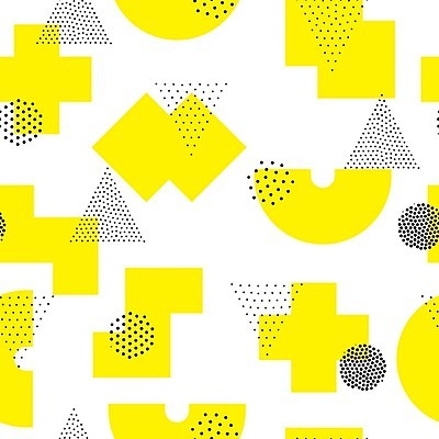 EPS 해외이미지 모양 디자인 선 백그라운드 패턴 일러스트 추상 사람없음 그래픽 노란색 검은색 원형 플랫 기하학 팝 스타일 멤피스디자인 해외202004 해외일러스트 도형 컬러 무늬 파일형식 벡터