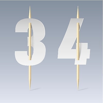 EPS 해외이미지 종이 일러스트 회색배경 3 사람없음 숫자 4 이쑤시개 뚫기 해외202004 해외일러스트 문자 백그라운드 모션 회색 파일형식 벡터