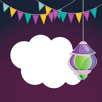 EPS 해외이미지 전통 배너 포스터 종교 문화 백그라운드 일러스트 휴가 프레임 컬러풀 축제 기도 등불 램프 축하 이슬람교 기회 커뮤니티 단식 아랍어 해외202004 해외일러스트 컬러 컨셉 조명 파일형식 벡터