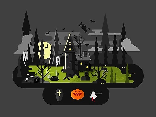 EPS 해외이미지 나무 전통 디자인 실루엣 백그라운드 십자가 밭 일러스트 건축양식 하늘 호박 추상 휴가 주택 사람없음 건물 검은색 어둠 할로윈 달 축하 무덤 플랫 유령 야간 숲 무서움 마녀 도끼 박쥐 마법 카툰스타일 10월 나쁜 몬스터 호러 오싹 해외202004 해외일러스트 자연요소 식물 건축물 건축 감정 컬러 컨셉 무늬 농업 채소 포유류 촬영기법 날짜 공포 파일형식 벡터