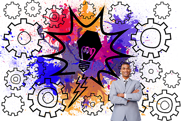 포토 JPG 해외이미지 디자인 응시 남자 행복 셔츠 비즈니스 성공 넥타이 아이디어 한명 정장 20대 디지털 보라색 기계 페인트 비즈니스맨 자신감 우아함 스마트 톱니바퀴 스타일 해외202004 해외포토 1 시선 잡화 옷 감정 컬러 컨셉 상의 사람 청년 직장인 파일형식