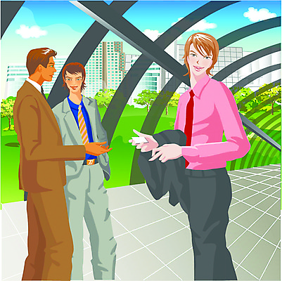 EPS 주간 여자 남자 일러스트 비즈니스 실내 서기 사람 상반신 성인 세명 사무실 업무 직장인 비즈니스맨 성인만 국내일러스트 자연요소 직업 모션 내부 작업 파일형식 벡터