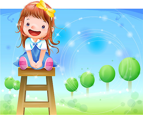 EPS 주간 여자 감정 초등학생 어린이 일러스트 사다리 상상 자연 동화 한명 사람 소녀 초원 야외 순수 가로수 여자만 여자한명만 어린이만 소녀만 소녀한명만 국내일러스트 자연요소 1 학생 컨셉 도구 생태계 파일형식 벡터