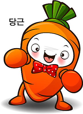 EPS 캐릭터 채소 일러스트 식재료 홍보캐릭터 의인화 사람없음 당근 알림 특산물 음식캐릭터 특산물캐릭터 일러캐릭터 음식 뿌리채소 파일형식 벡터