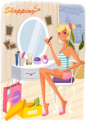 EPS 전신 우먼라이프 라이프스타일 잡화 계절 여자 패션 구두 신발 일러스트 주택 실내 선물 한명 사람 앉기 20대 성인 쇼핑 화장 쇼핑백 화장품 방 준비 화장대 여자만 여자한명만 성인여자만 청년만 청년여자만 성인한명만 청년여자한명만 성인여자한명만 성인만 국내일러스트 1 가구 가방 모션 청년 내부 건물 생활 뷰티 파일형식 벡터