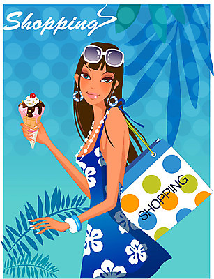 EPS 우먼라이프 라이프스타일 계절 여자 패션 일러스트 부분 아이스크림 한명 사람 상반신 20대 성인 여름휴가 바캉스 쇼핑 선글라스 쇼핑백 휴양지 비치웨어 여자만 여자한명만 성인여자만 청년만 청년여자만 성인한명만 청년여자한명만 성인여자한명만 성인만 국내일러스트 1 옷 안경 가방 휴가 디저트 청년 생활 장소 파일형식 벡터 여름_계절