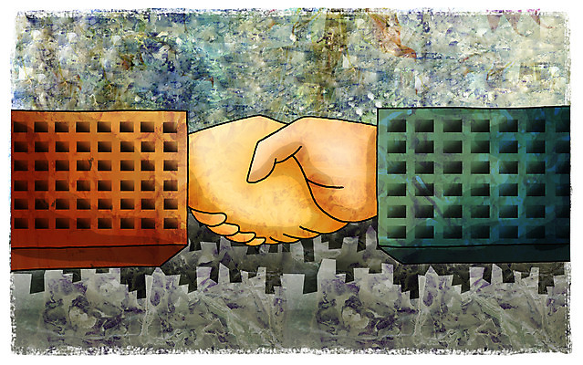 JPG 손 일러스트 회사 비즈니스 관계 페인터 하늘 추상 협력 사람없음 신체부위 경제 국내일러스트 무늬 페인팅 사람 파일형식