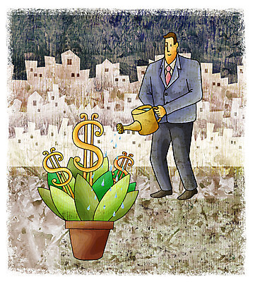 JPG 남자 화분 일러스트 비즈니스 페인터 추상 나뭇잎 한명 사람 20대 성인 건물 물 금융 경제 달러 비즈니스맨 물통 해결 남자만 남자한명만 성인남자만 청년만 청년남자만 청년남자한명만 성인한명만 성인남자한명만 성인만 국내일러스트 자연요소 1 건축물 잎 돈 무늬 페인팅 청년 직장인 파일형식