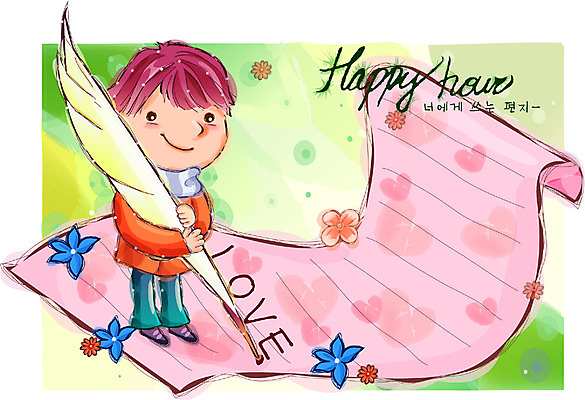 EPS 남자 행복 감정 초등학생 어린이 일러스트 상상 자연 동화 사랑 한명 사람 소년 편지 순수 남자만 남자한명만 어린이만 소년만 소년한명만 국내일러스트 1 학생 컨셉 생태계 파일형식 벡터