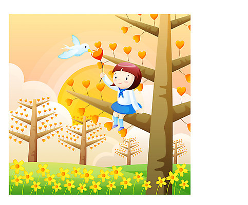 EPS 전신 나무 식물 여자 어린이교육 교육 초등학생 어린이 낙엽 일러스트 상상 자연 여러그루 한명 사람 앉기 소녀 야외 가을 여자만 여자한명만 어린이만 소녀만 소녀한명만 국내일러스트 1 학생 계절 다수 잎 모션 생태계 파일형식 벡터