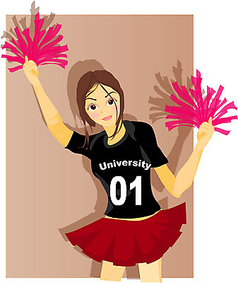 EPS 직업 학생 여자 대학생 포즈 일러스트 응원 그림자 한명 서기 사람 상반신 20대 성인 치마 미니스커트 신입생 치어리더 여자만 여자한명만 성인여자만 청년만 청년여자만 성인한명만 청년여자한명만 성인여자한명만 성인만 국내일러스트 1 모션 하의 청년 파일형식 벡터
